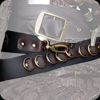 Dring Belt worn by Lisa Naser in her Game of Thrones Arya Stark outfit.